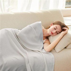 Cooling Blanket, 100% Bamboo Blankets for Hot Sleepers Night Sweats,Thin Blanket